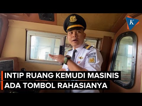 Peek into the Driver's Office of a KAI Locomotive at the Cipinang Depot