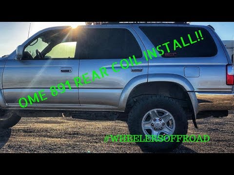 OME 891 rear coils from Wheelers Offroad. 3rd Gen 4runner! Project Ruby