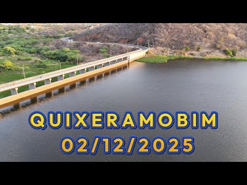 Barragem de Quixeramobim dados Atualizados 02/12/2025 Sertão Central - Ceará