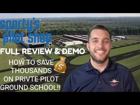 Sporty's Learn to Fly Course FULL REVIEW & DEMO | Private Pilot ONLINE Ground School