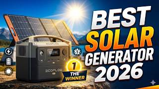 Top 5 Best Solar Generators 2026 ⚡ Portable Power Stations for Home, Camping & Emergencies