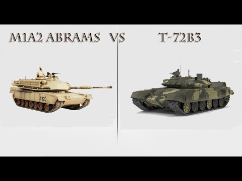 M1A2 ABRAMS VS T 72B3