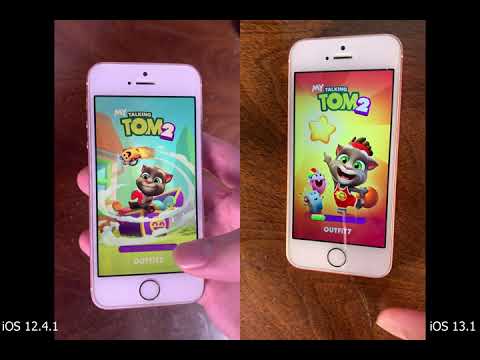 iOS 12.4.1 vs iOS 13.1 Speed Test iPhone SE