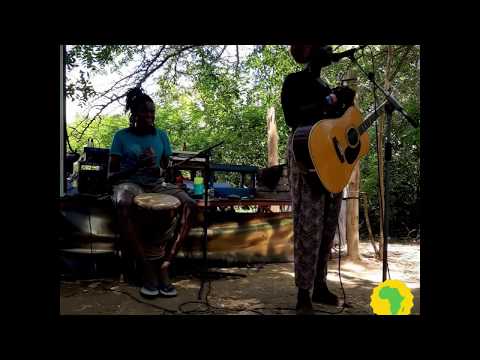 AKOTH JUMADI PERFORMS AT KILIFI NEW YEAR - (DRUM THERAPY) FT Ngugi (Mbogi Connection)
