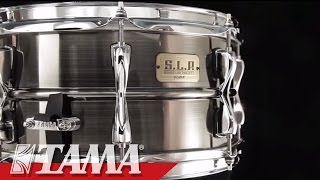 Video thumbnail for TAMA S.L.P. Sonic Steel Snare Drum by TAMA Drums Official