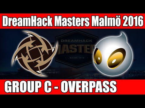 Ninjas in Pyjamas (NIP) vs Dignitas | Group C (Overpass) DreamHack Masters Malmö 2016