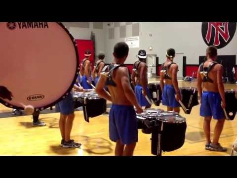 Bluecoats 2013 drumline: 1st movement