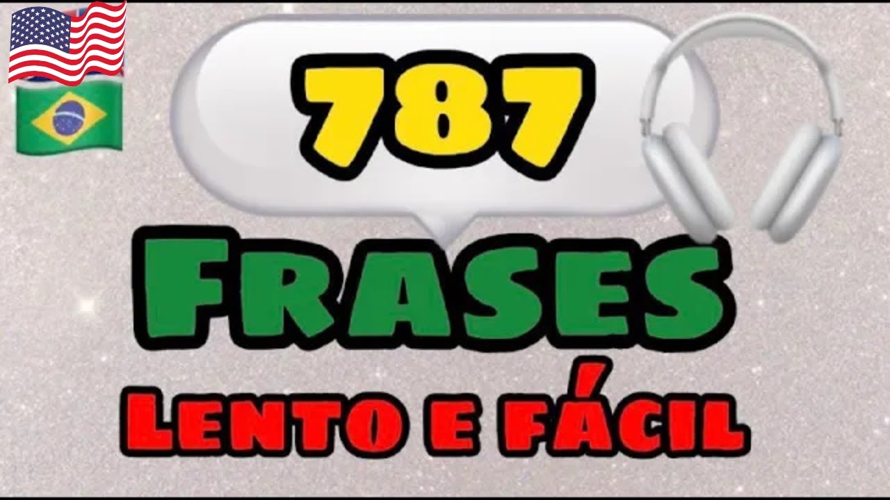 ✅787 FRASES mais USADAS em INGLÊS | Para Principiantes
