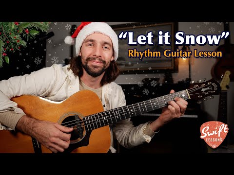 Let It Snow! Guitar Lesson - Frank Sinatra, Dean Martin Tutorial - Chords + Tabs!
