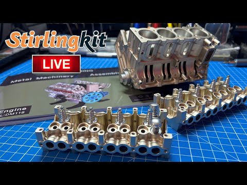 Build the Stirling Kit Teching V8 Engine - Part 1
