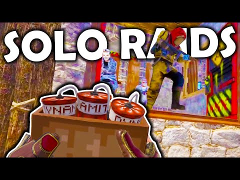 I SOLO RAID a 5 MAN CLAN - Rust