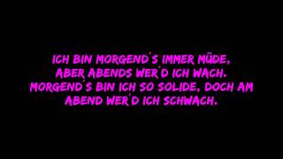 Laing - Morgens Immer Müde (Jan Driver Remix)[Lyrics Video] HD|HQ