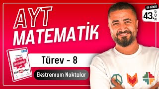 Ekstremum Noktalar - Türev 8 | 65 Günde AYT Matematik Kampı 43.Gün | Rehber Mate