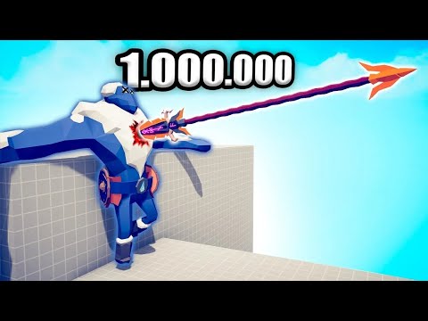 1.000.000 DAMAGE GUNGNIR & SKEWER vs UNITS COMPILATION - TABS | Totally Accurate Battle Simulator