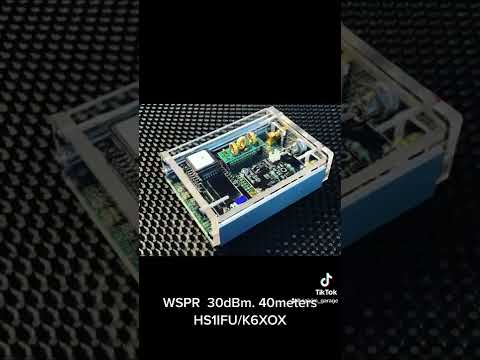 DIY, WSPR Transmitter 30dBm HF 40Meter Band