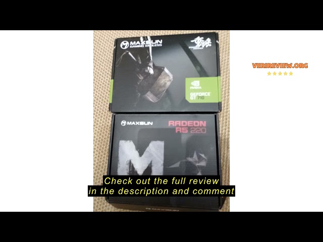 Vídeo relacionado con maxsun AMD Radeon R5 220 - Tarjeta gráfica GPU de 1 GB (DVI-I, HDMI, VGA) - Perfil bajo