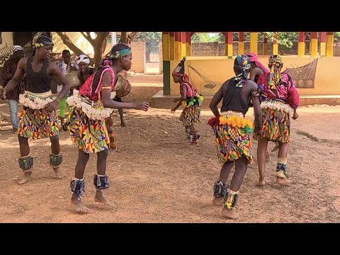 Bizung students perform the Bamaya dance