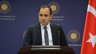Dışişleri Bakanlığı Sözcüsü Tanju Bilgiç'in Basın Bilgilendirme Toplan