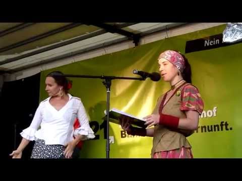 Solveig Oboth & La Rondeña - 225. Montagsdemo gegen Stuttgart 21 - 16.06.2014