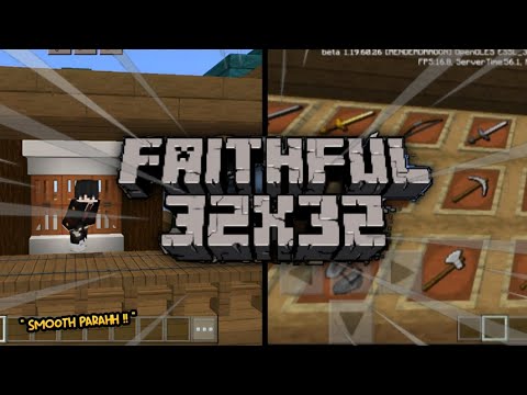SMOOTH PARAHH !! Texture Pack Faithful 32x32 - Minecraft PE 1.19.50+