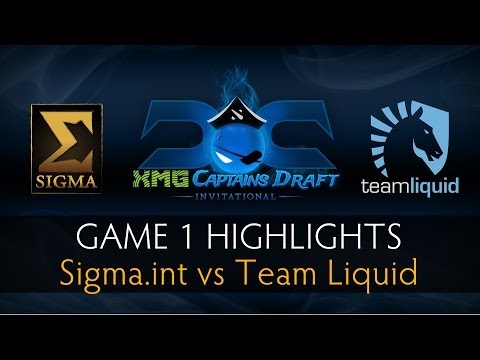 Dota 2 Sigma.int vs Team Liquid - Game 1 Highlights - The XMG Captains Draft Invitational
