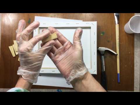 ( 138 ) Varnish and how to put those little wooden things in a canvas