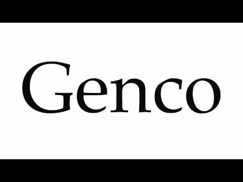 How to Pronounce Genco