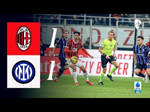 Reijnders' first-half opener but it's a derby draw | AC Milan 1-1 Inter | Highlights
