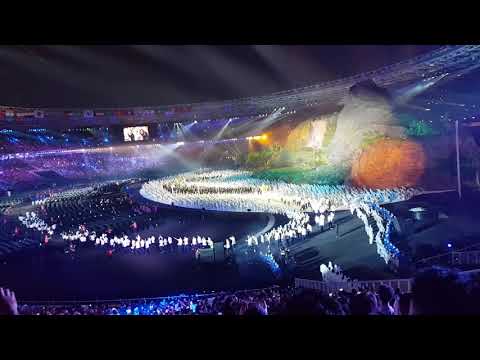 Asian Games 2018 Opening Ceremony - Athlete Parade (Audience View)