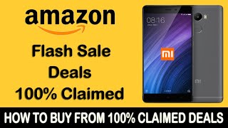 Buy from Amazon Flash Sale even Deals are 100% Claimed (Waitlist Full)