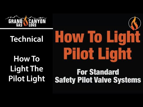 How To Light The Pilot On A Gas Log Burner System