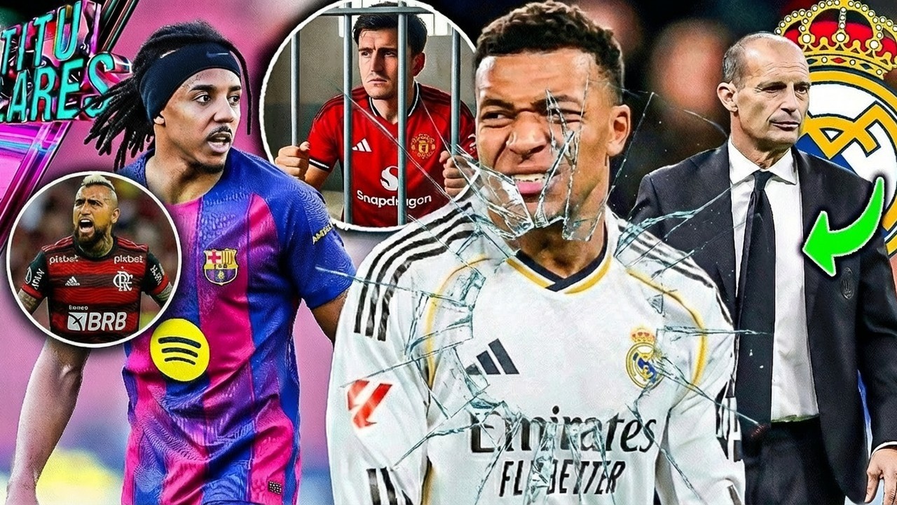 Mbappe a punto de romperse; suena Allegri | Golpe a la defensa culé | Cárcel a Maguire |"Me robaron"