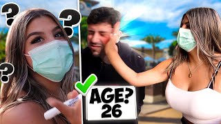If you guess my age, you slap me in the face!