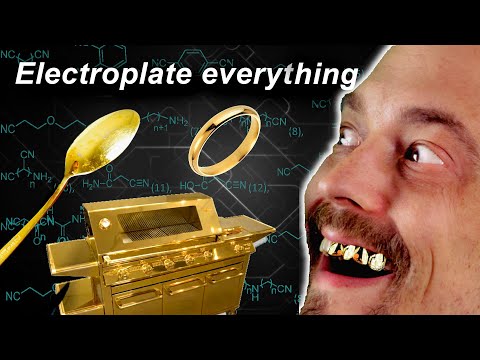 DIY Goldplating at home from Metal to Plastic | The Ironman Coffeemachine Project Part 1