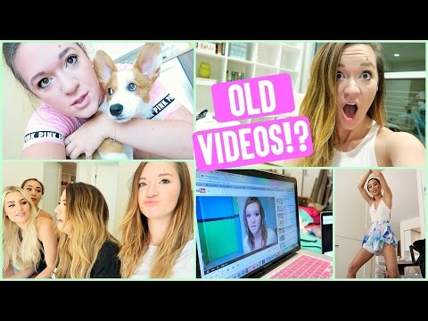REACTING TO OLD VIDEOS!!!! Video
