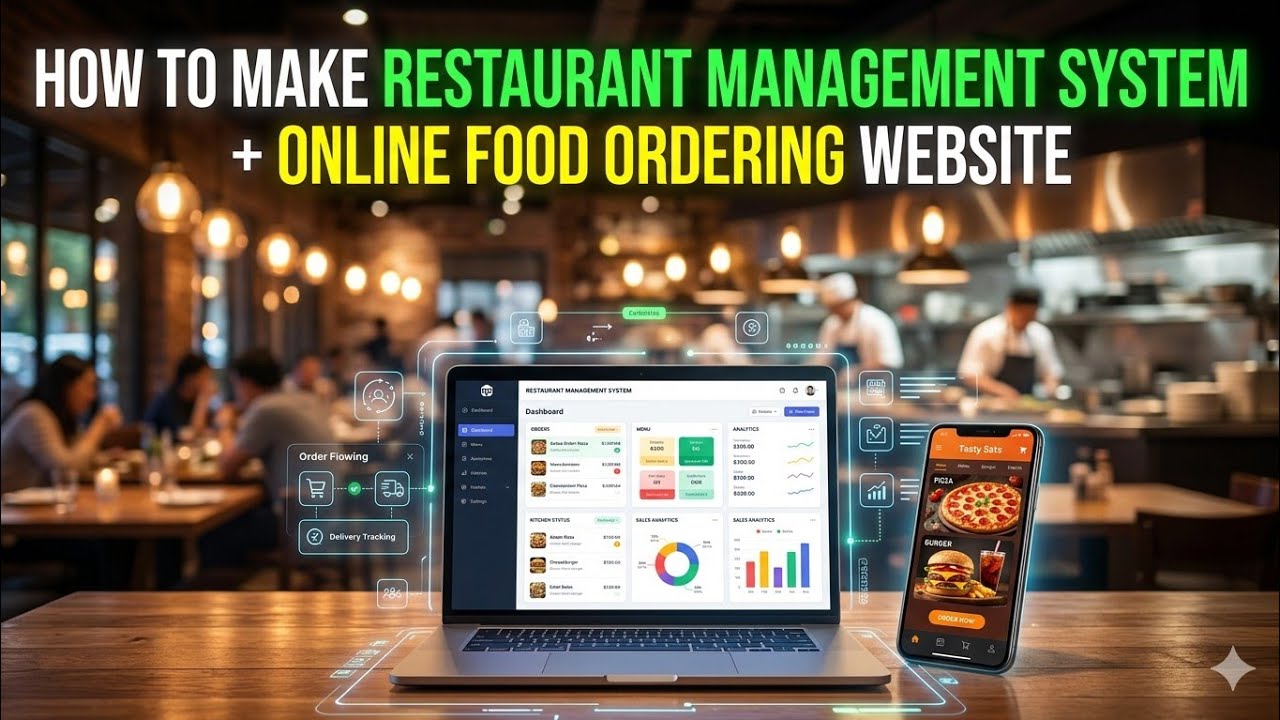 How To Make Restaurant Management System + Online Food Ordering Website (Full Guide)