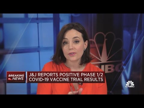J&J reports positive phase 1/2 Covid-19 vaccine trial results