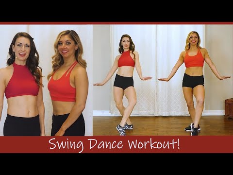 Swing Dance Workout for Beginners ♥ Burn Fat, Have FUN! 10 Minute, At Home DanceFit for Weight Loss