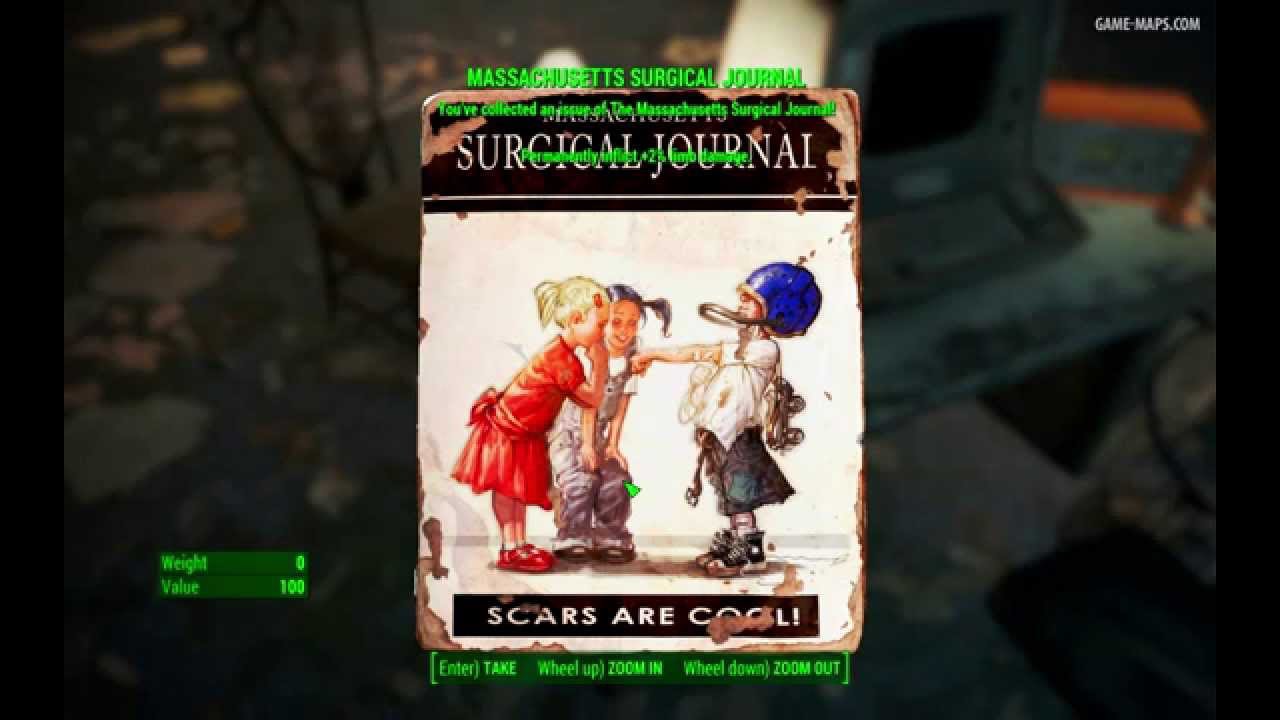 Massachusetts Surgical Journal Magazine Locations In Fallout 4 Game Maps Com