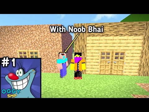 Minecraft OGGY SMP With Noob Bhai | Minecraft Hindi  | Basu Plays