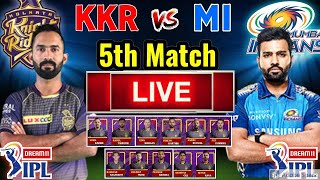 LIVE Cricket Scorecard - MI vs KKR | IPL 2020 - 5th Match | Mumbai Indians vs Kolkata Knight Riders