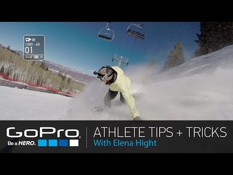 GoProアスリートのヒントとコツ。スノーボード・フォローカム with エレナ・ハイト（第3話 (GoPro Athlete Tips and Tricks: Snowboard Follow Cam with Elena Hight (Ep 3))