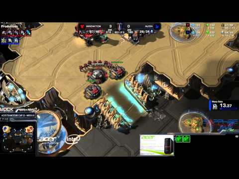 [ATC] TvP Innovation vs Alicia g4 Starcraft 2 HD polski komentarz Heart of the Swarm