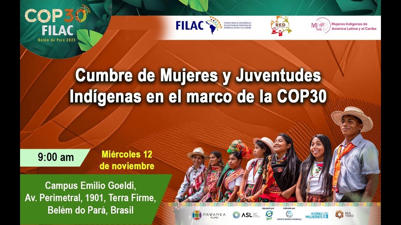 Panel: Contribuciones de las mujeres y juventudes indígenas