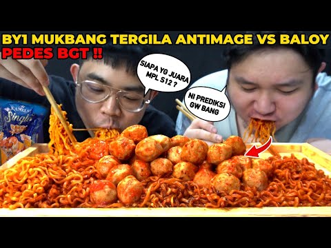 INI ORANG PH BERANI JUGA ‼️ MUKBANG 7 MIE PEDES + 40 BIJI  BAKSO KANZLER HOT