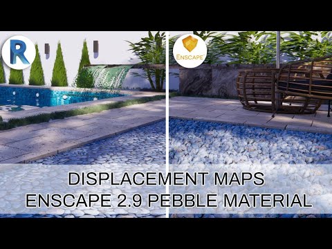 Enscape 2.9 | How to Use Displacement Maps in Revit and Enscape 2.9