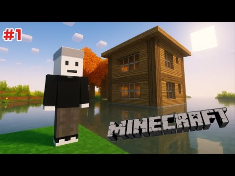 ПОСТРОИЛ ПЕРВЫЙ ДОМ В МАЙНКРАФТЕ l ВЫЖИВАНИЕ МАЙНКРАФТ С МОДАМИ #1