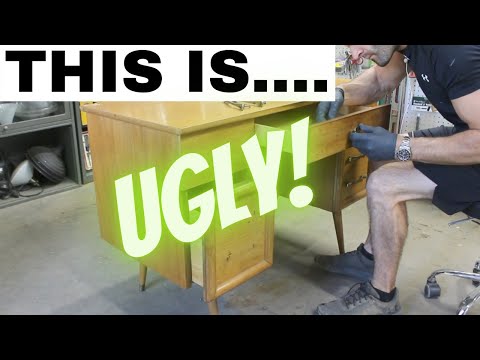 Ep. 16 Amazing RESTORATION of a Vintage Mid Century Desk