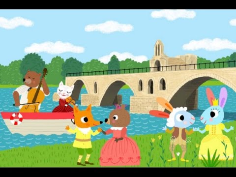 Sur le pont d'Avignon - Chansons et comptines avec Pinpin et Lili