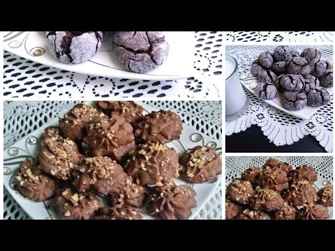 Печенье шоколадное/ 2 рецепта/ Печенье трещинки / Печенье Венское